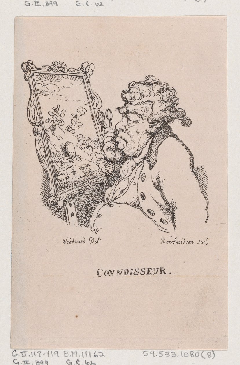 Connoisseur, april 1808., april 1808. af Thomas Rowlandson