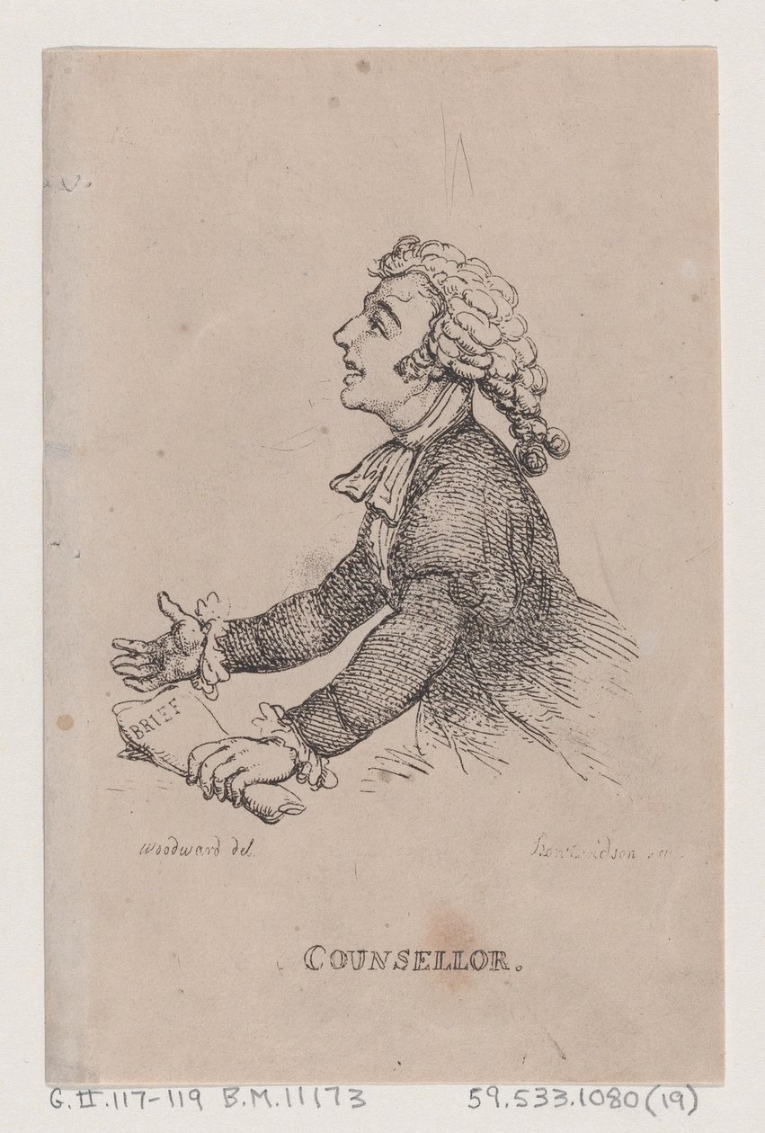 Rådgiver, 1808., 1808. af Thomas Rowlandson