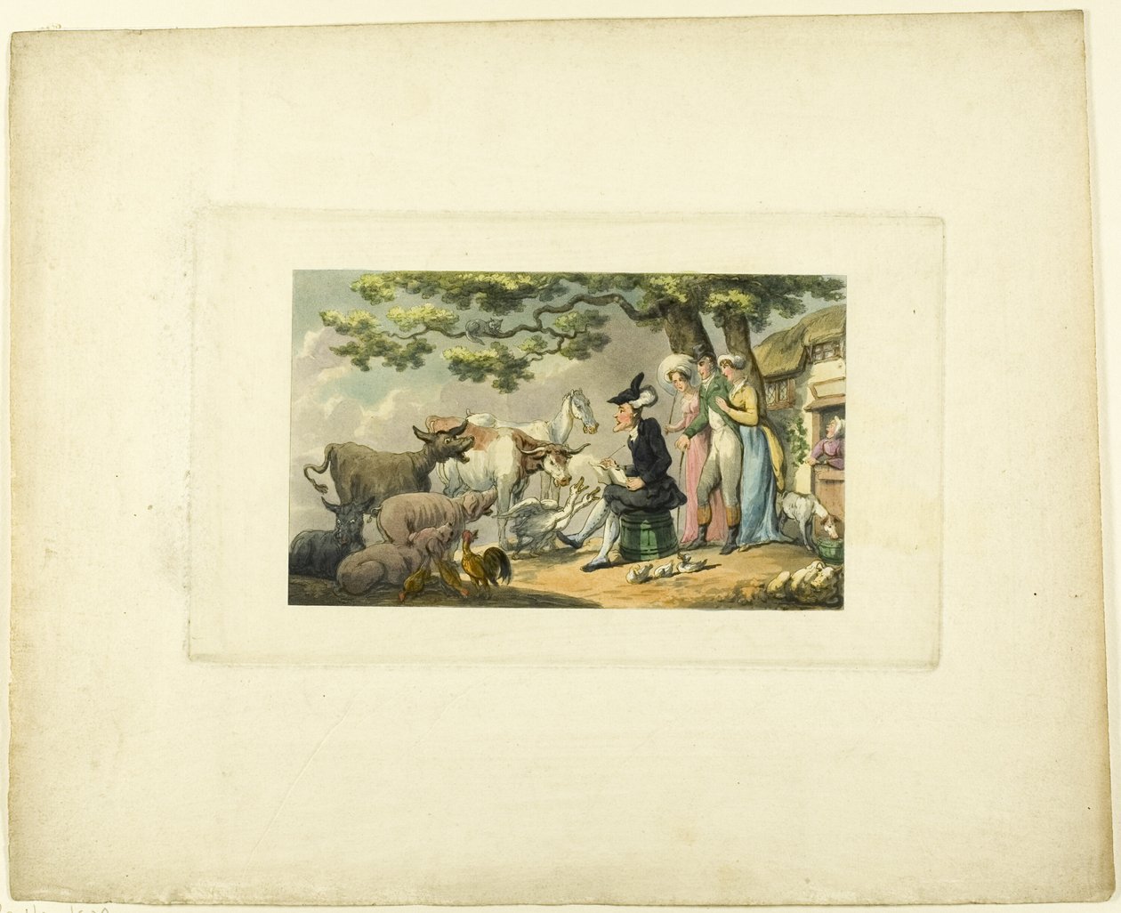 Doctor Syntax Drawing After Nature, fra The Tour of Doctor Syntax af Thomas Rowlandson