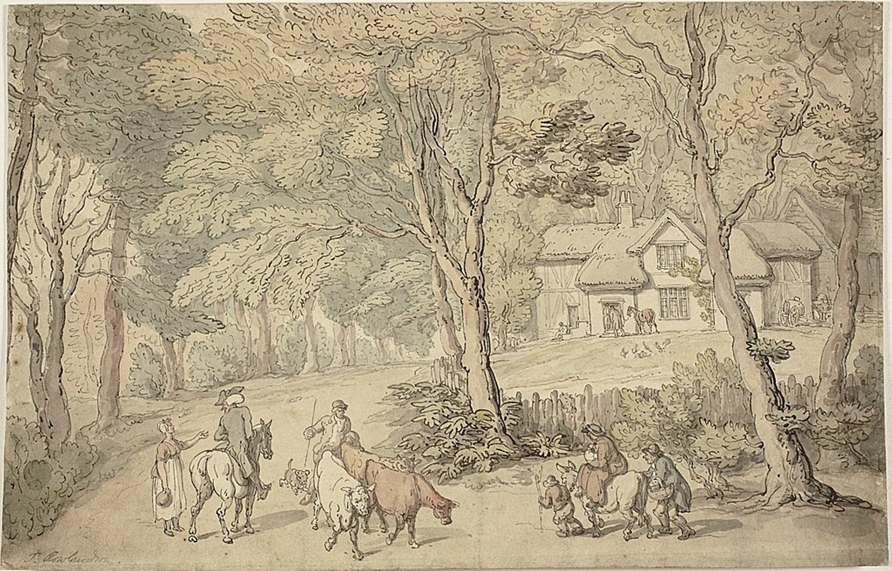 Doctor Syntax on the Road af Thomas Rowlandson