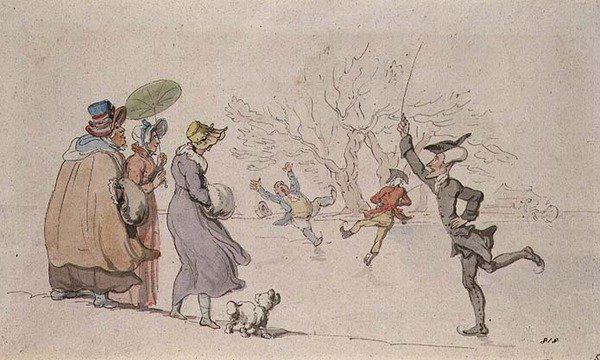 Dr. Syntaks Skøjteløb af Thomas Rowlandson