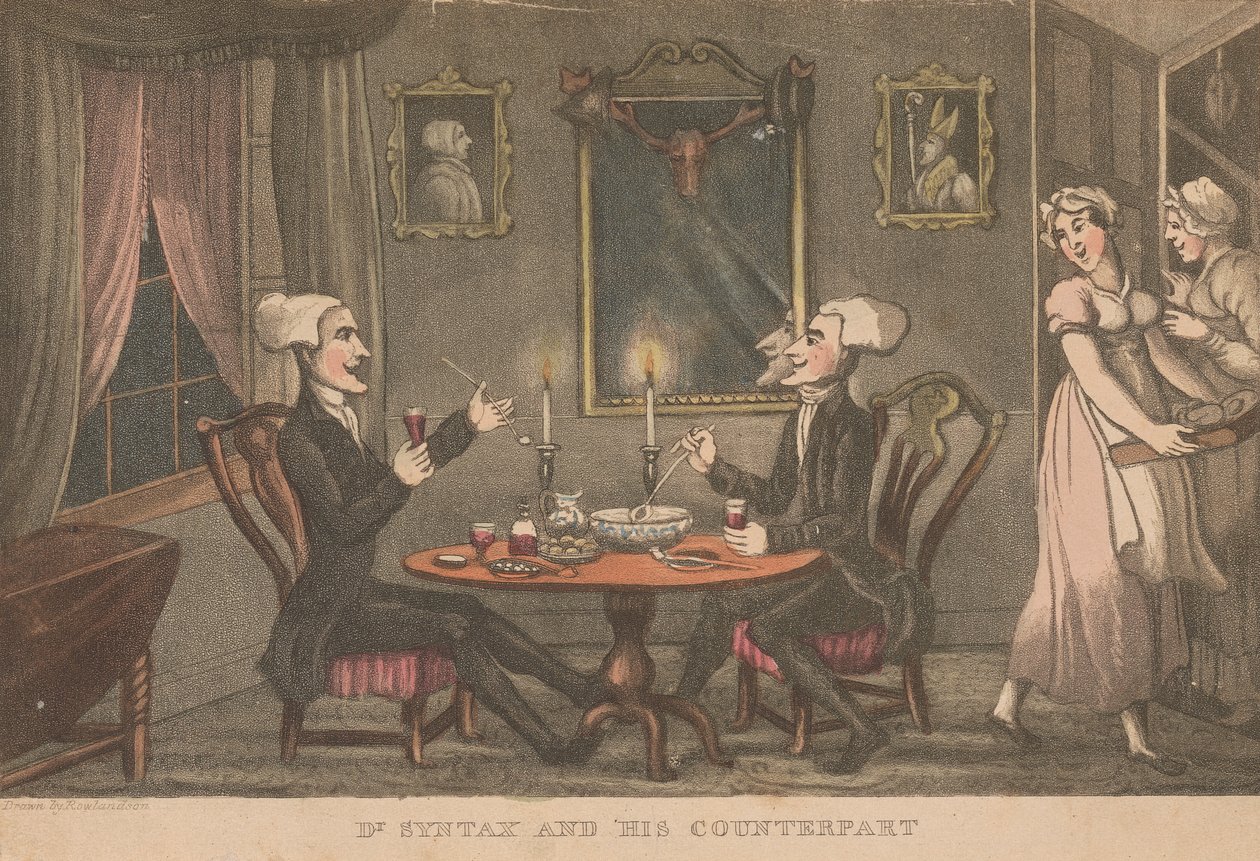 Dr. Syntaks og hans modstykke af Thomas Rowlandson