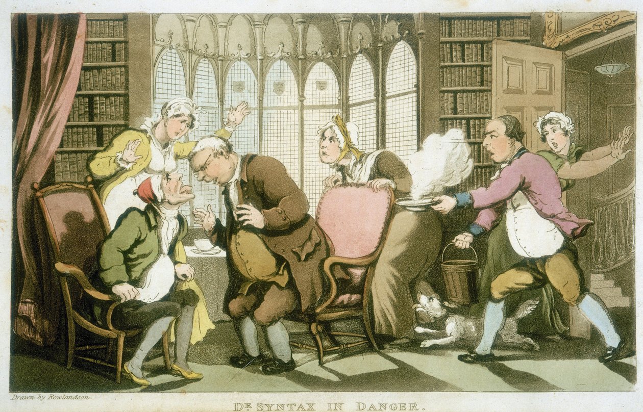Dr. Syntax i fare af Thomas Rowlandson
