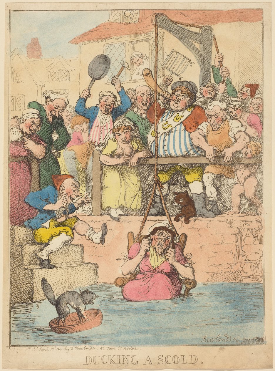 At undvige en skældud af Thomas Rowlandson