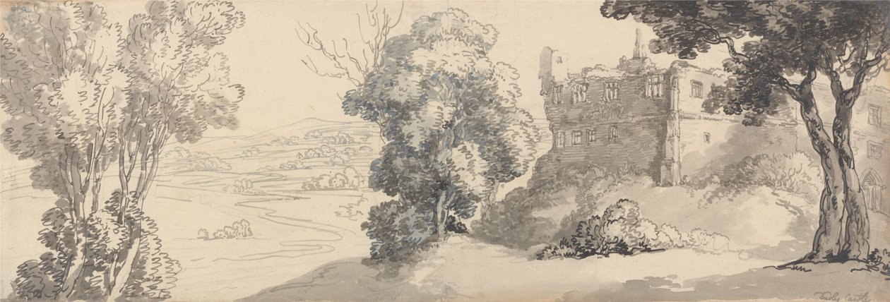 Dudley Slot af Thomas Rowlandson