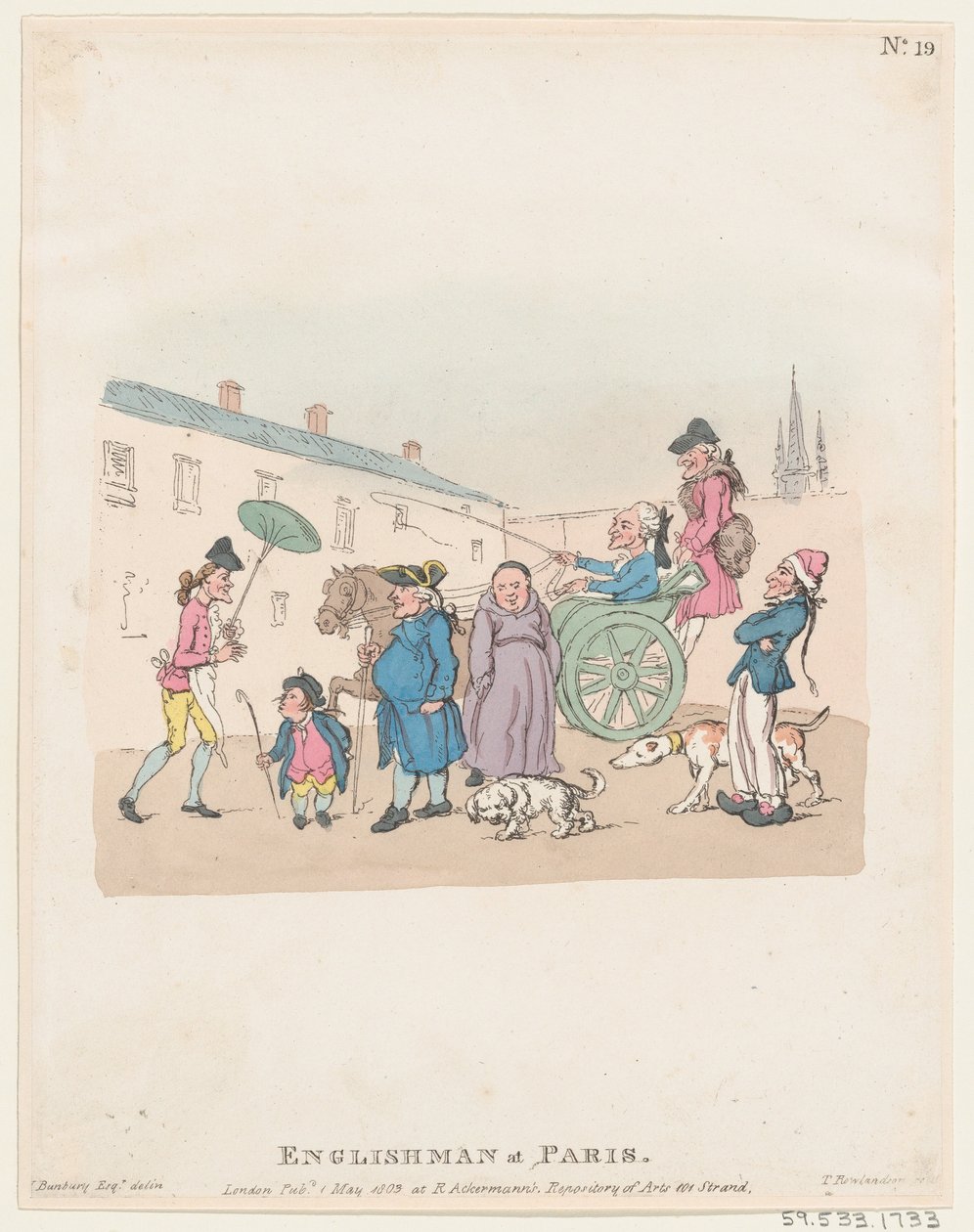 Englænder i Paris, 1. maj 1803., 1. maj 1803. af Thomas Rowlandson