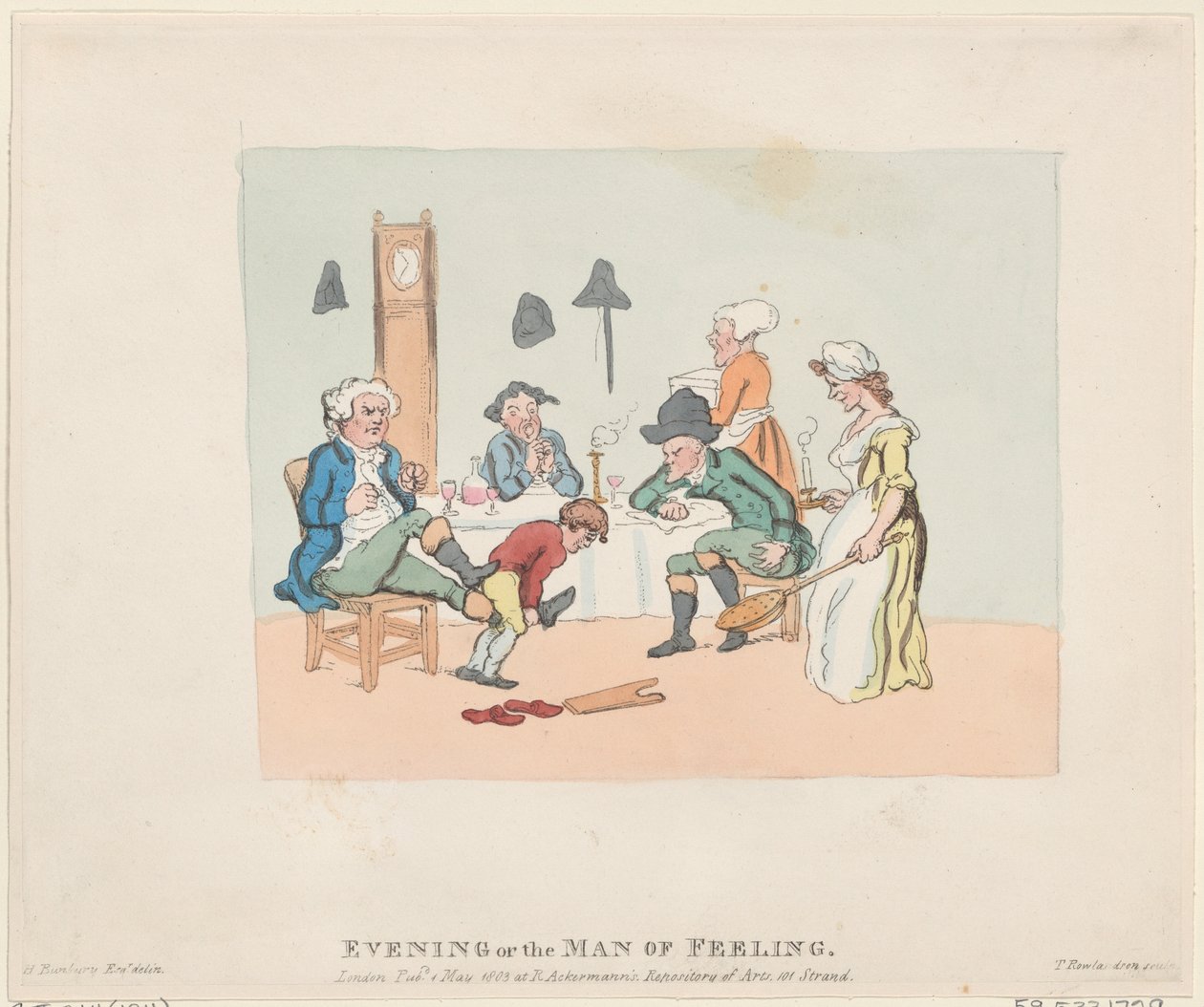 Aften, eller følelsens mand, 1. maj 1803., 1. maj 1803. af Thomas Rowlandson