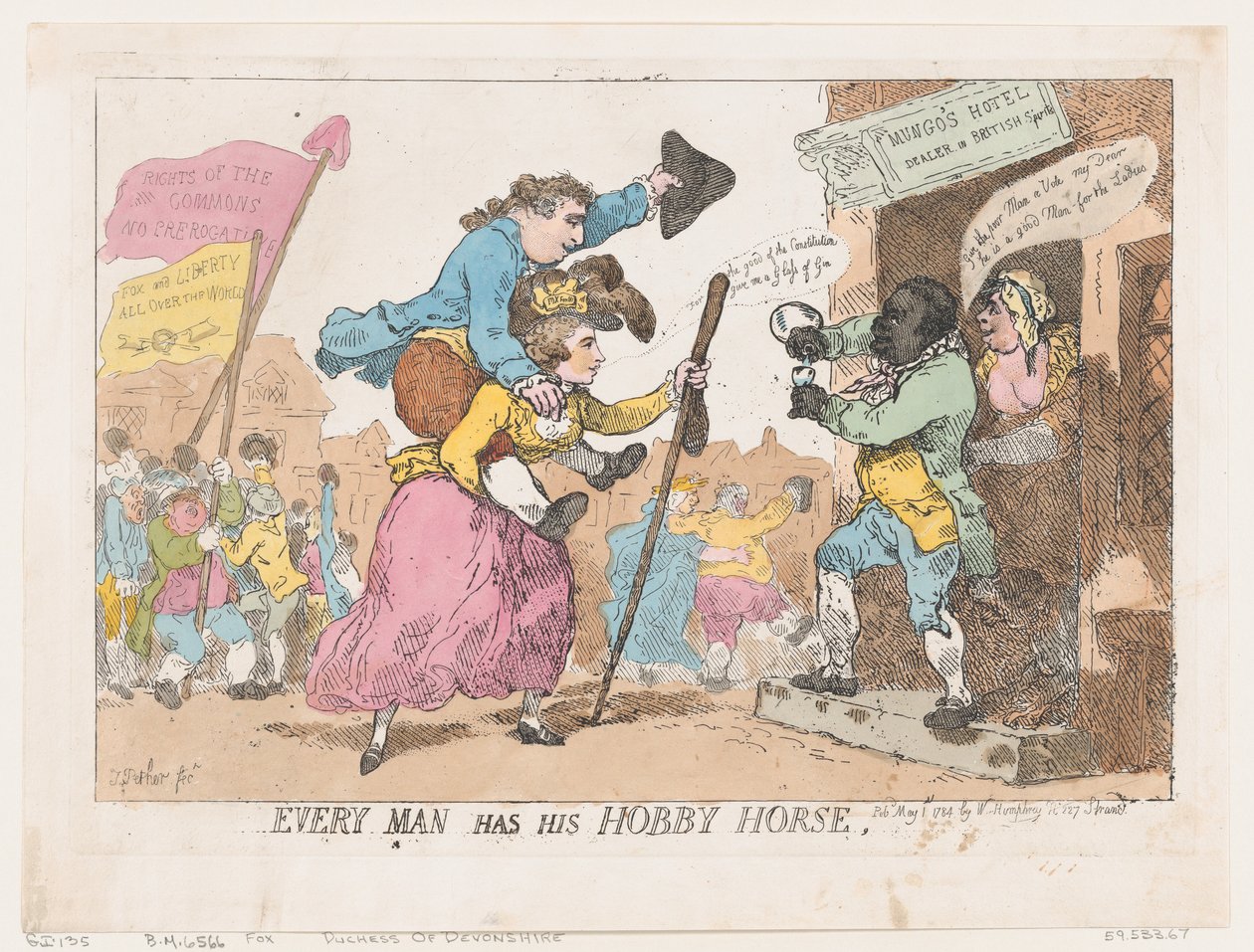 Hver mand har sin hobbyhest, 1. maj 1784., 1. maj 1784. af Thomas Rowlandson