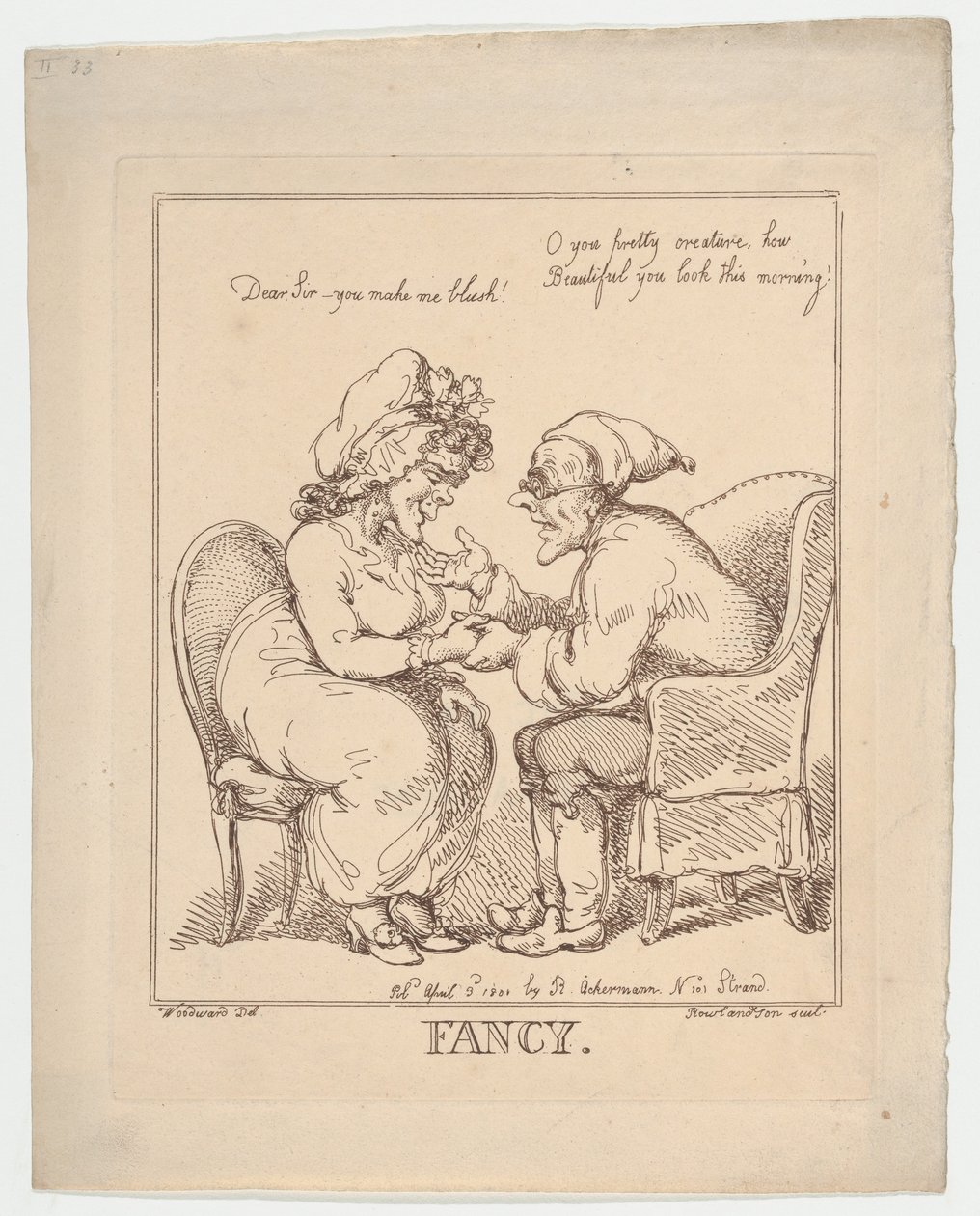 Fancy, 20. juli 1801., 20. juli 1801. af Thomas Rowlandson