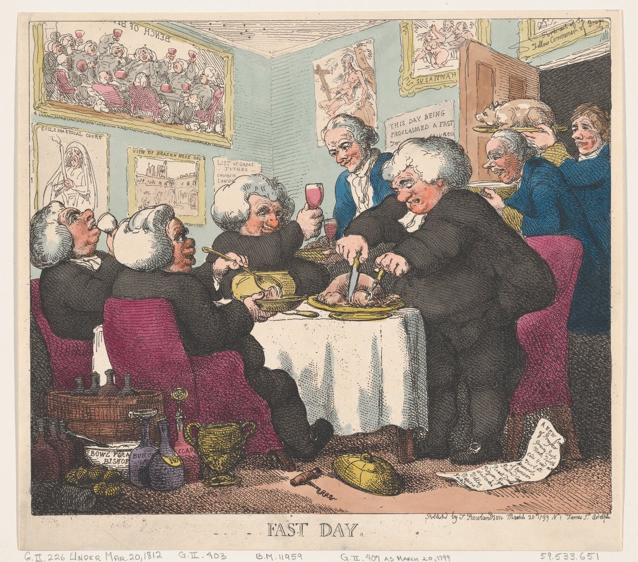 Hurtig dag, 20. marts 1799., 20. marts 1799. af Thomas Rowlandson