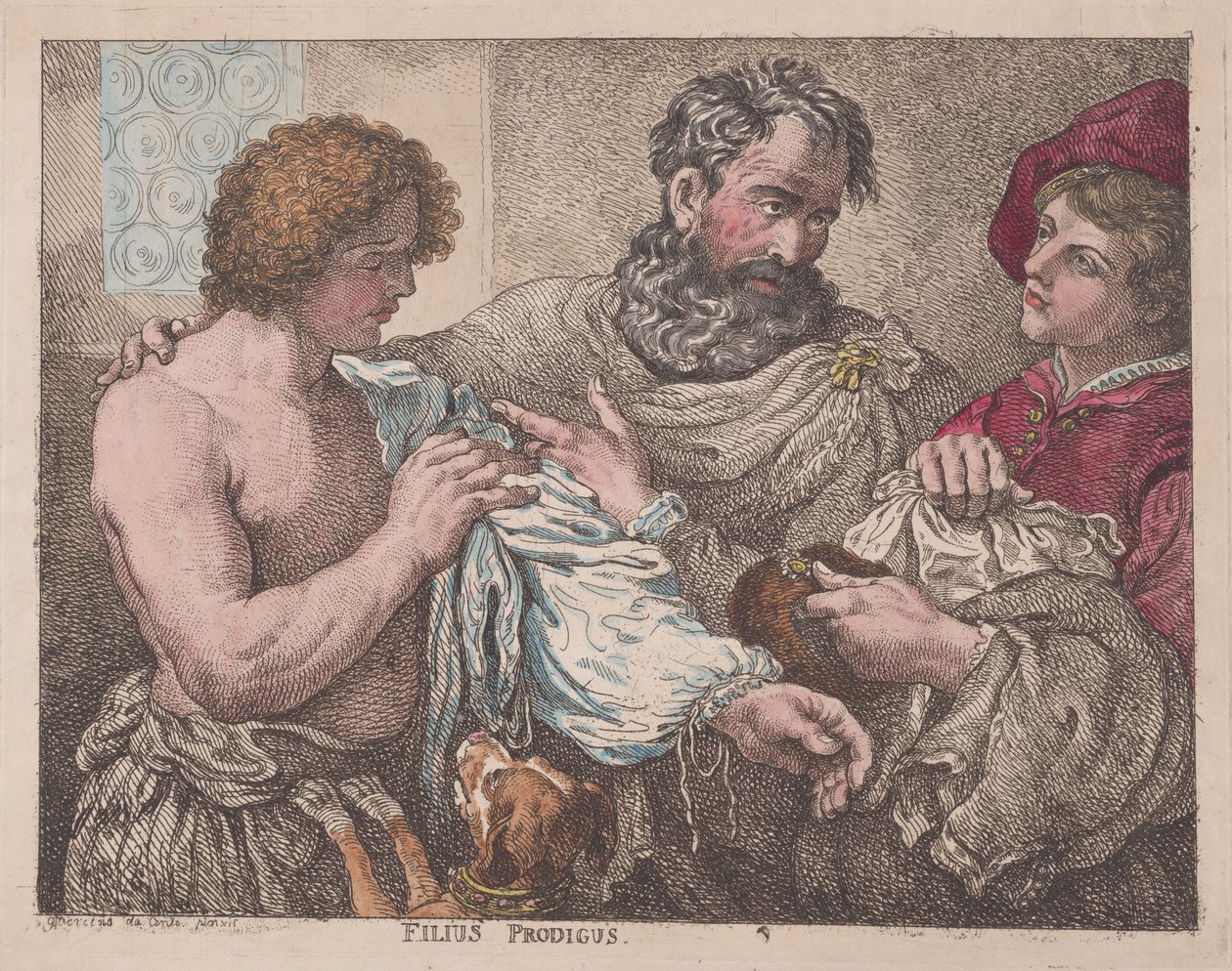 Philus Prodigus Den fortabte søn, 1783-95., 1783-95. af Thomas Rowlandson