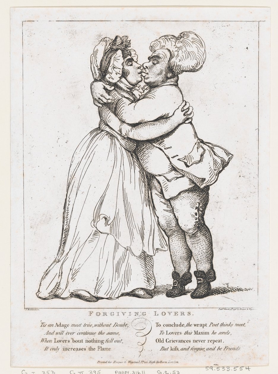 Forgiving Lovers, 15. marts 1798., 15. marts 1798. af Thomas Rowlandson