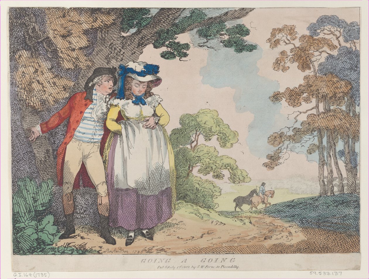 Going, A-Going, [1785], genudgivet 1. juli 1802., [1785], genudgivet 1. juli 1802. af Thomas Rowlandson