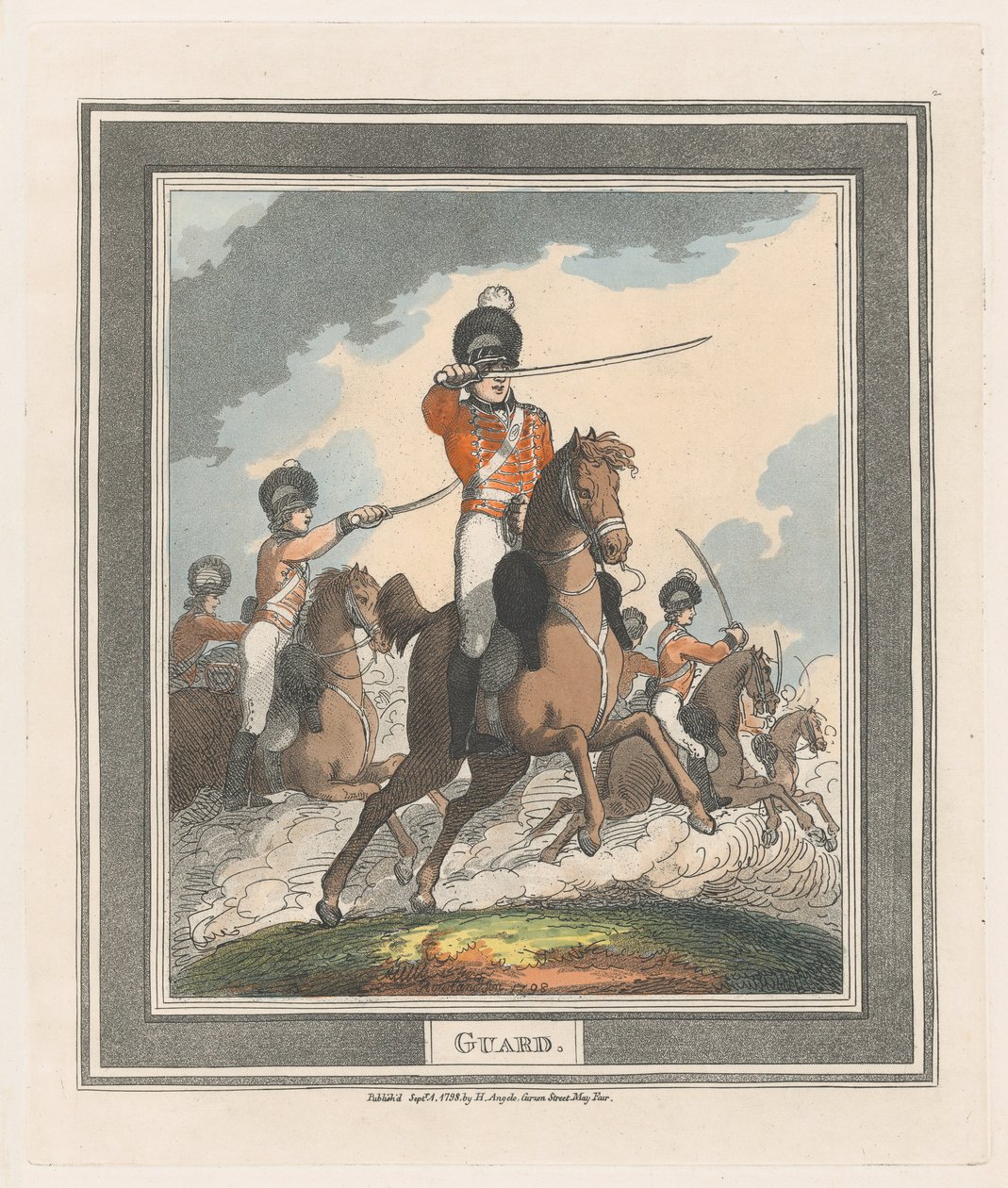 Vagt, 1. september 1798., 1. september 1798. af Thomas Rowlandson