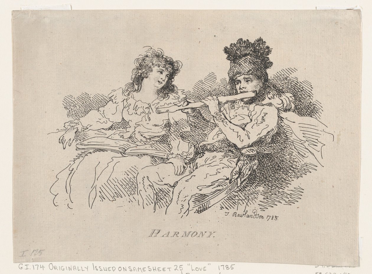Harmoni, 12. august 1785., 12. august 1785. af Thomas Rowlandson