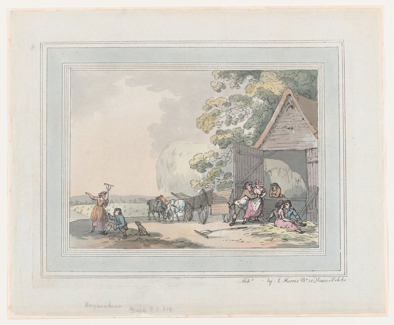 Hømagere, 1787., 1787. af Thomas Rowlandson