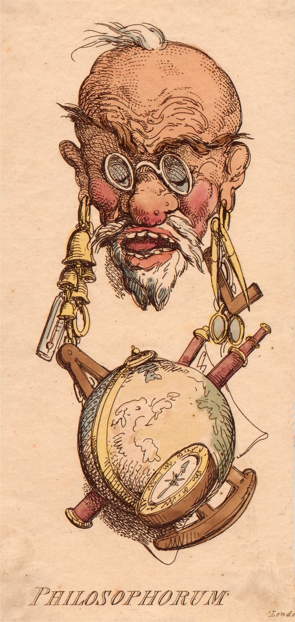 Hoveder: Af filosofferne af Thomas Rowlandson