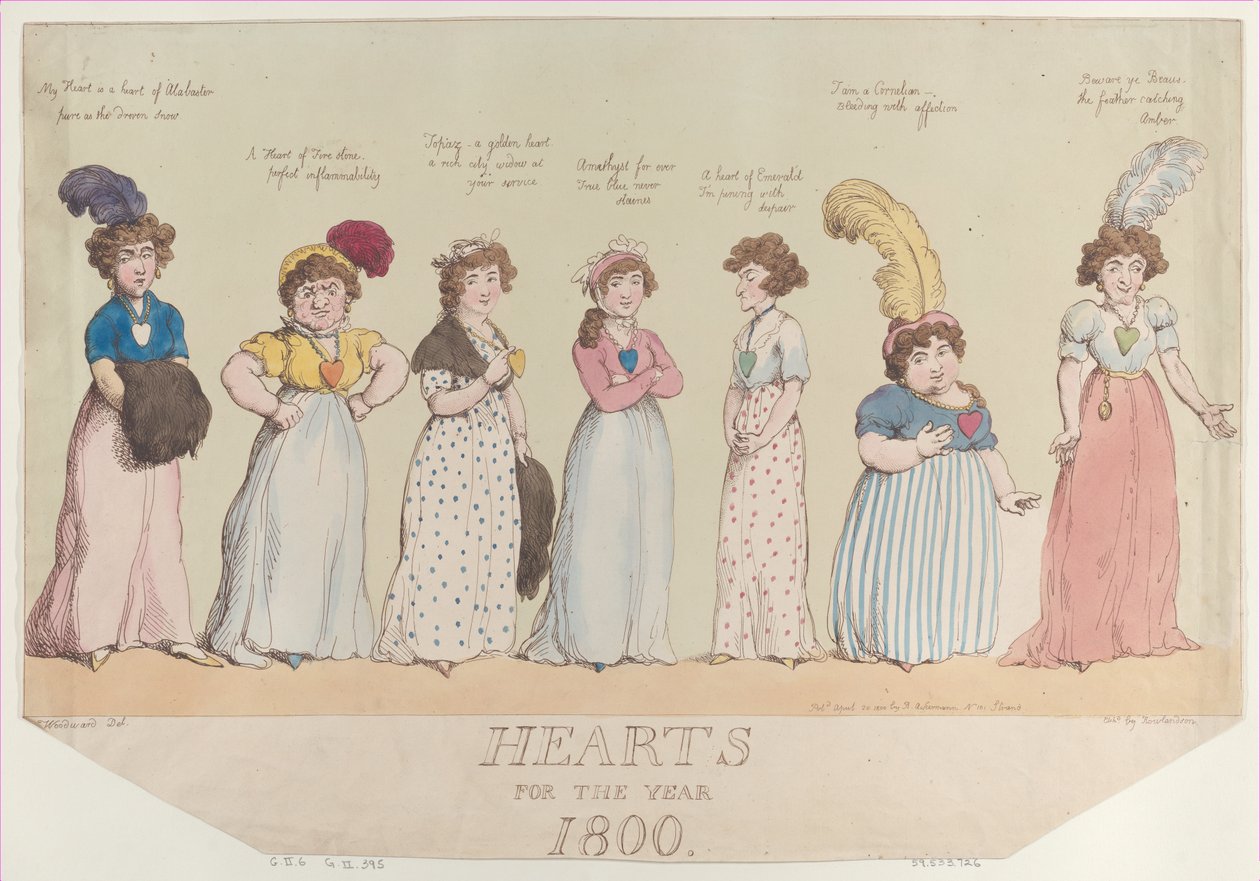 Hjerter for året 1800, 20. april 1800., 20. april 1800. af Thomas Rowlandson