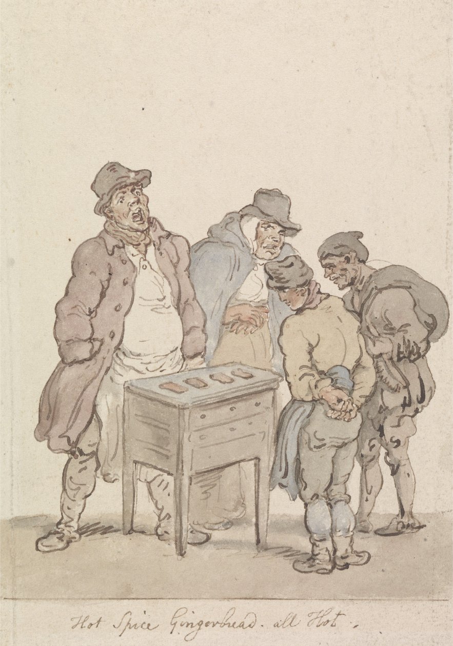 Stærkt krydret peberkager, helt stærke af Thomas Rowlandson