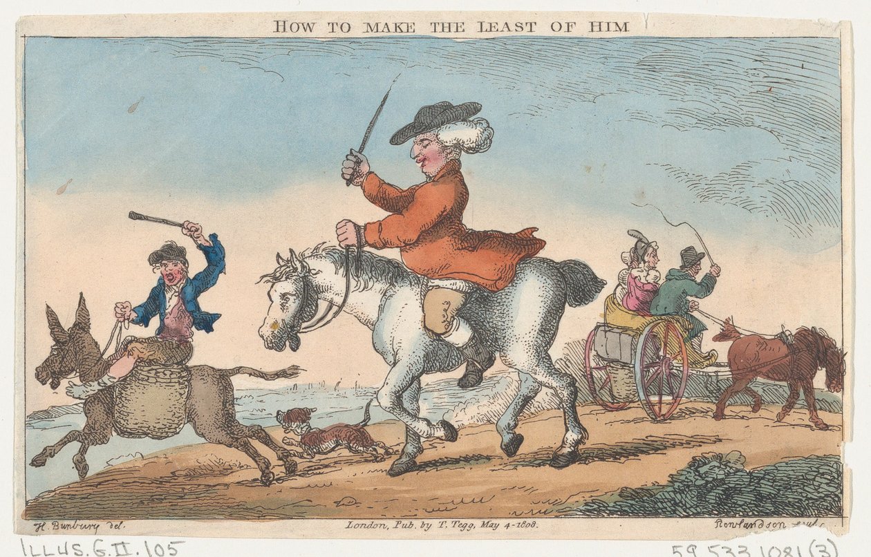 Hvordan man gør det mindste ud af ham, 4. maj 1808., 4. maj 1808. af Thomas Rowlandson