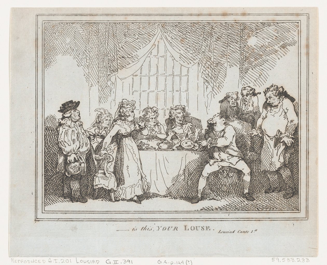 Er dette din lus, 1787., 1787. af Thomas Rowlandson
