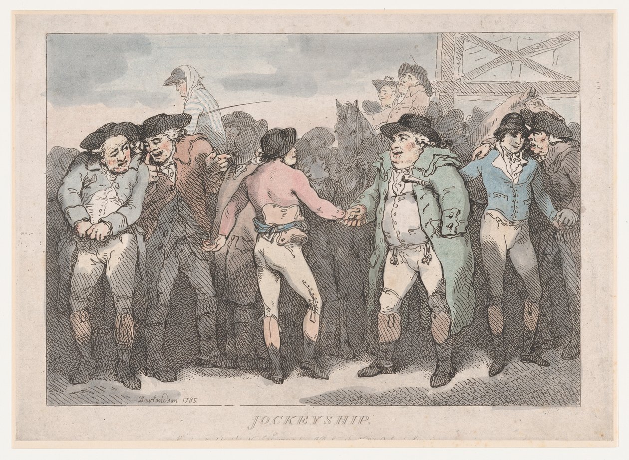 Jockeyship, 31. november 1785., 31. november 1785. af Thomas Rowlandson