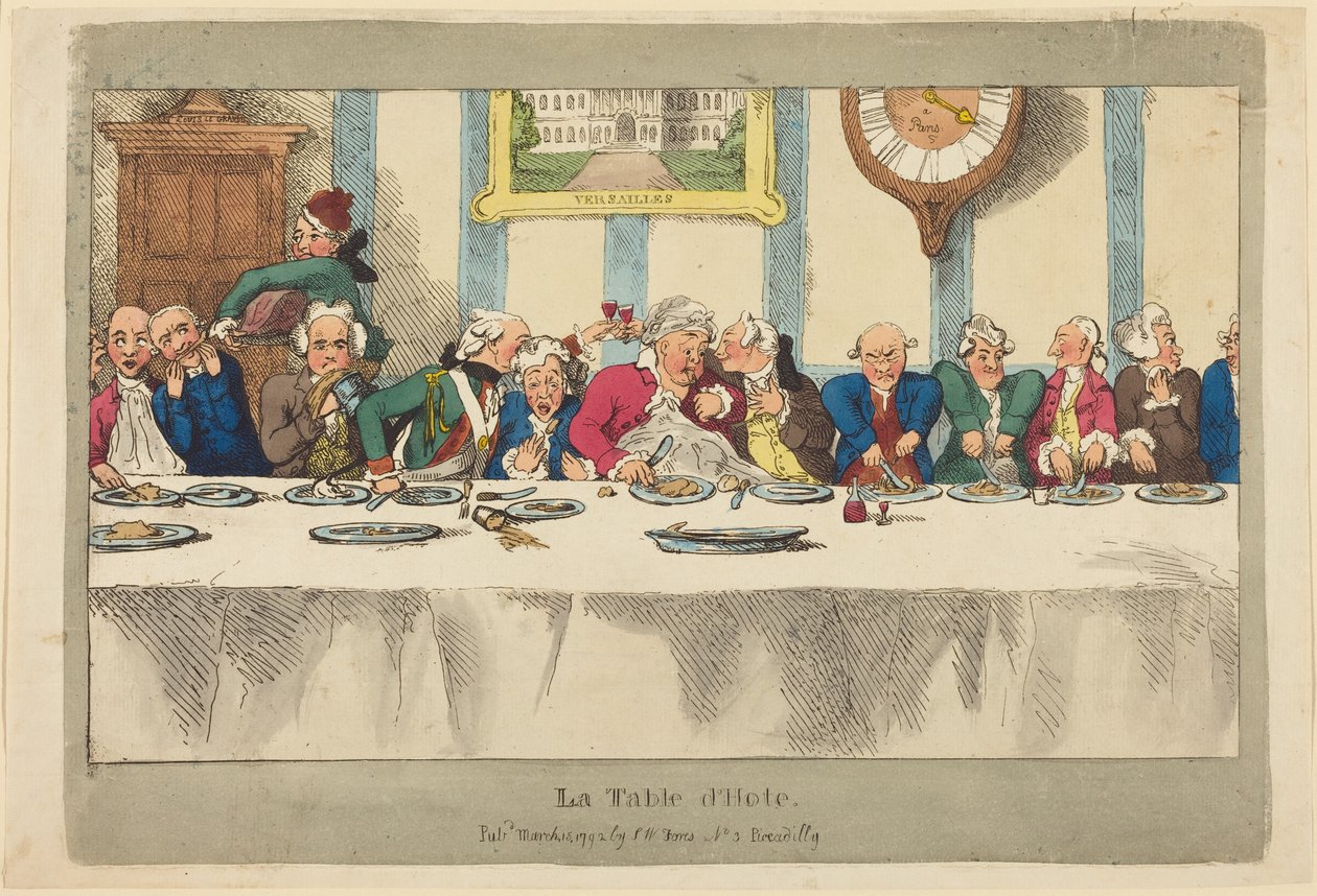 Dagens ret af Thomas Rowlandson