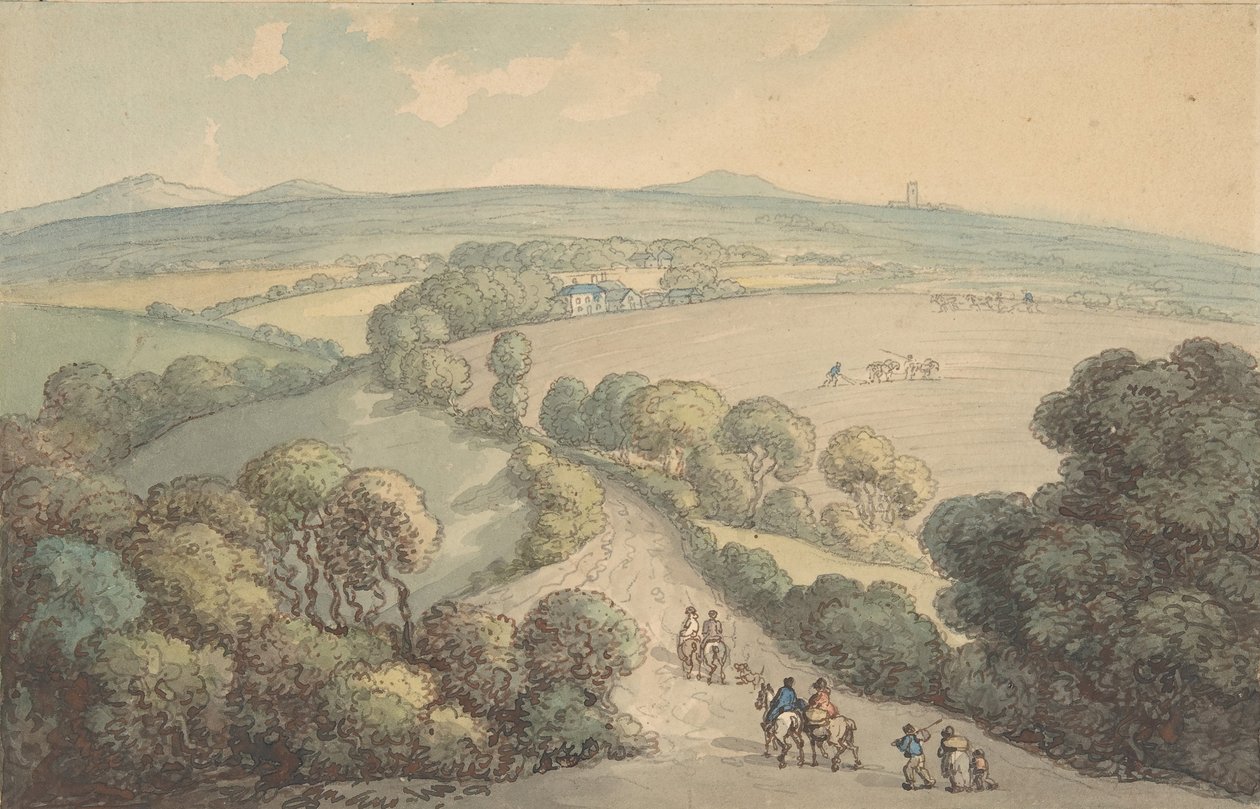 Landskab, 1780-1827. af Thomas Rowlandson
