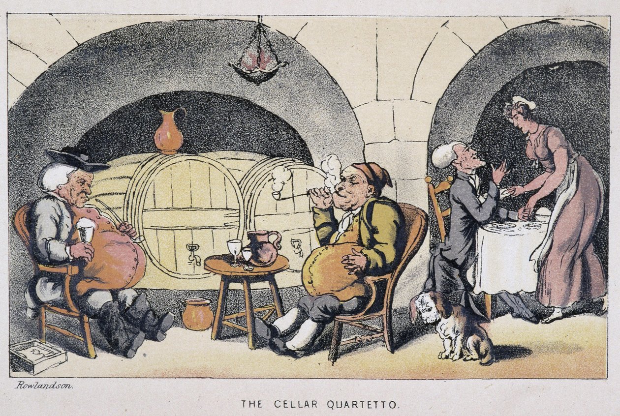 Le docteur dans un cellar ou un cave - i "" Doctor Syntax