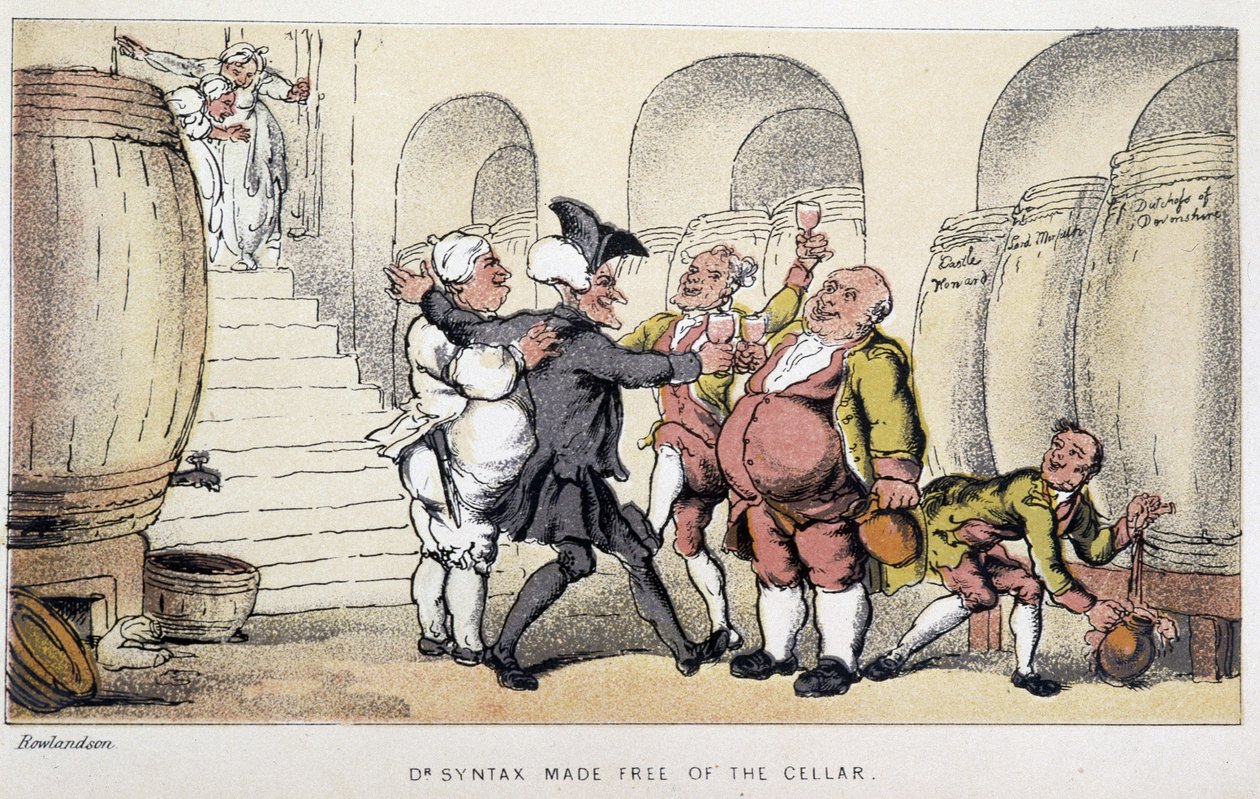 Le docteur dans un cellar ou un cave - i "" Doctor Syntax