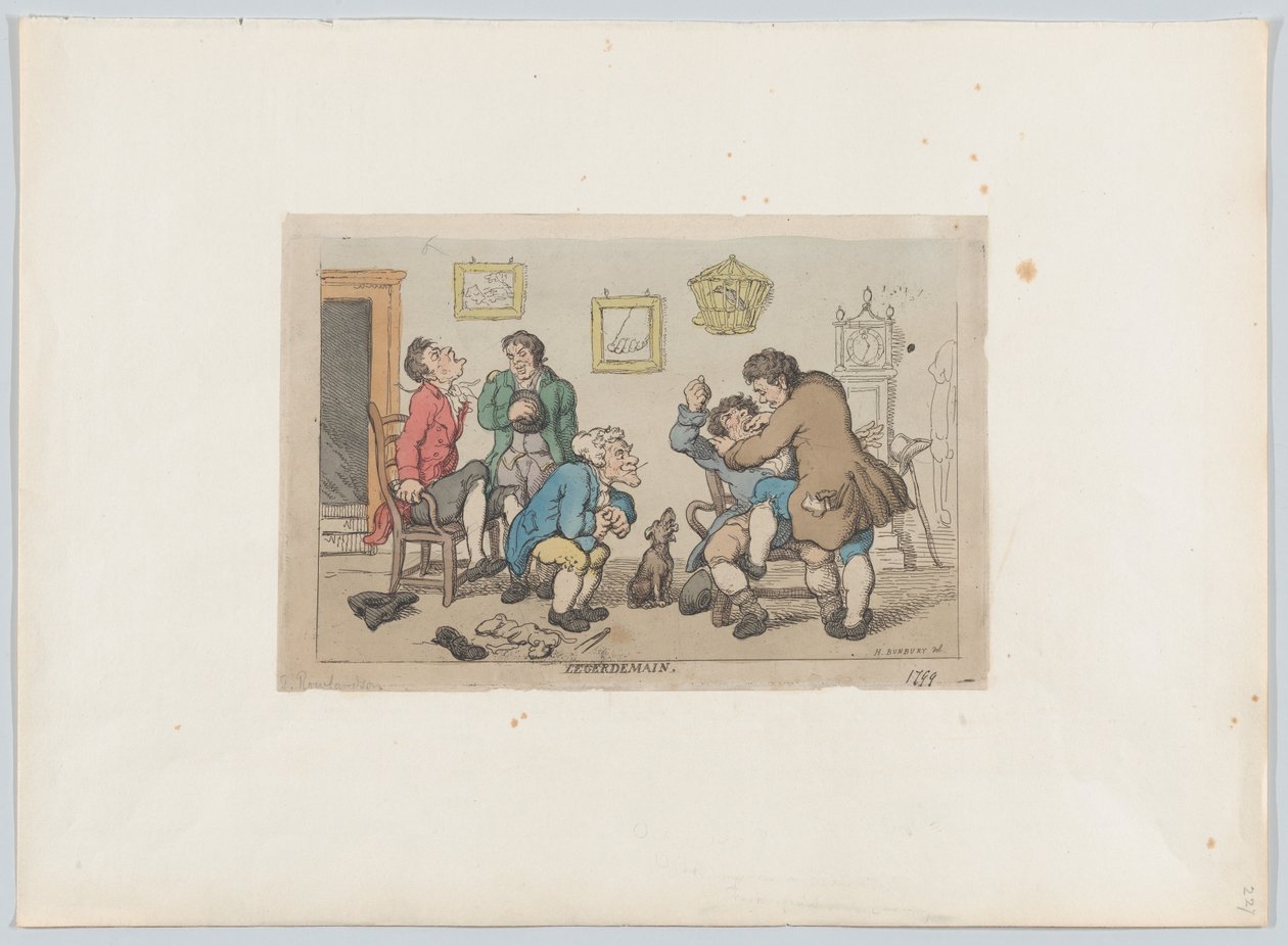 Legerdemain, 1799., 1799. af Thomas Rowlandson