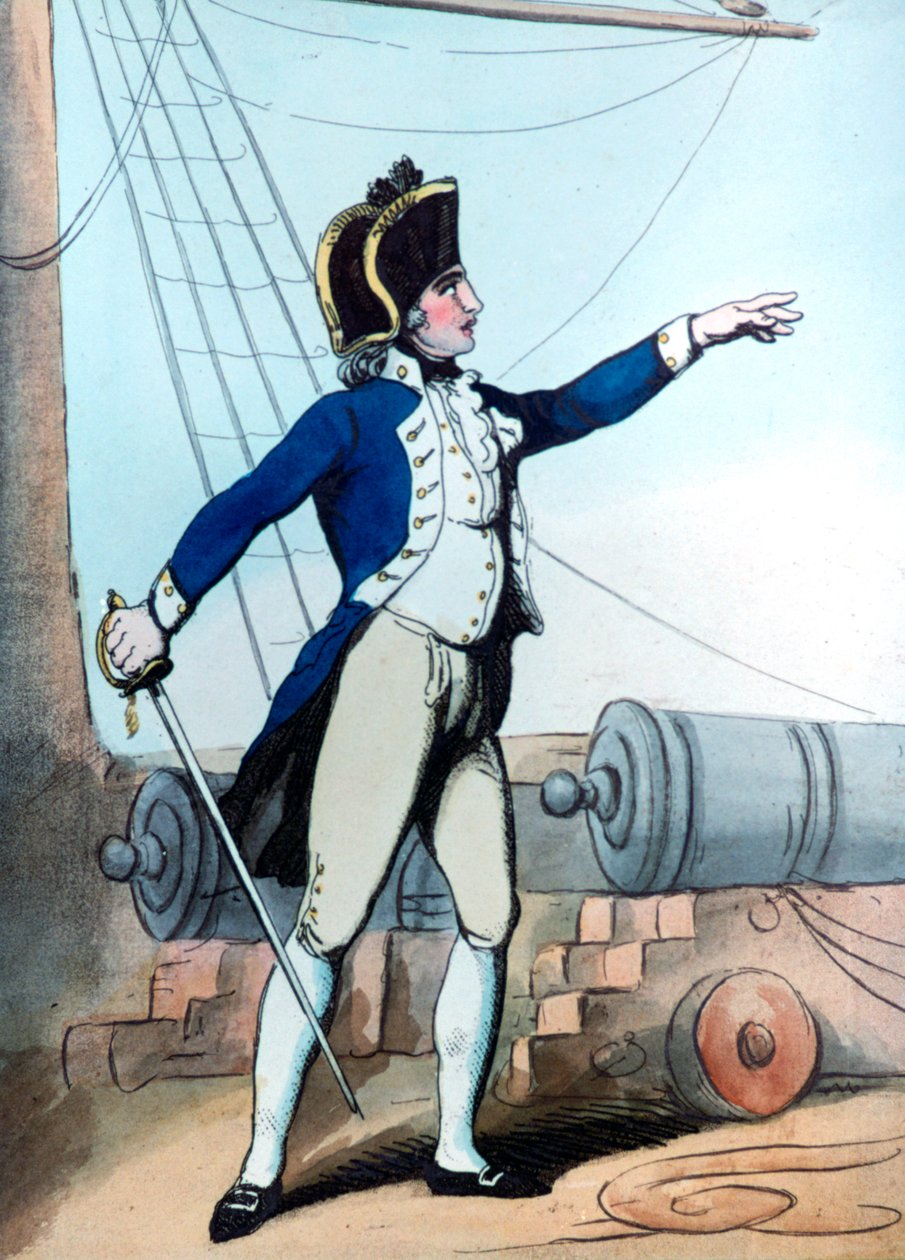 Løjtnant, 1799 af Thomas Rowlandson