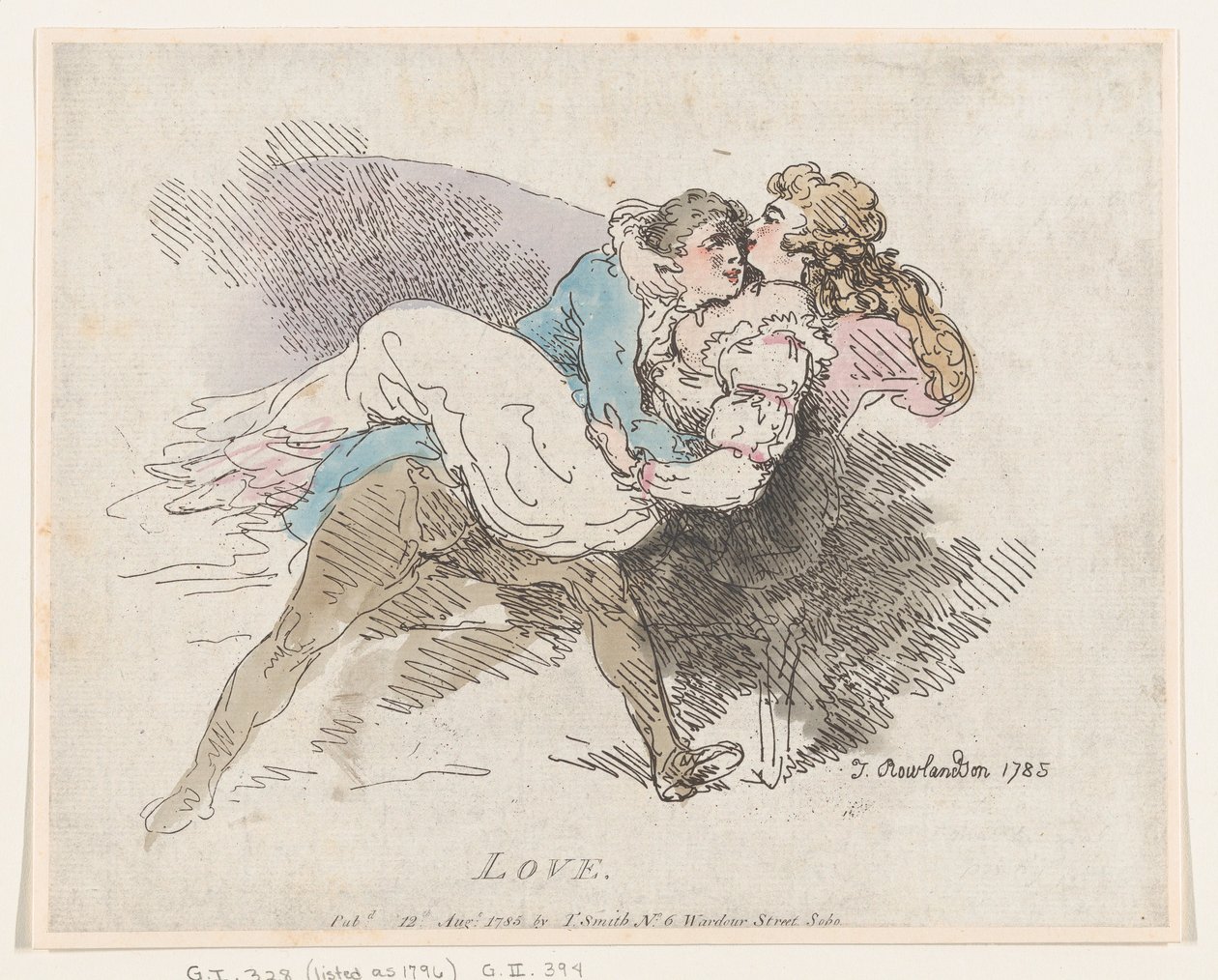 Love, 12. august 1785., 12. august 1785. af Thomas Rowlandson