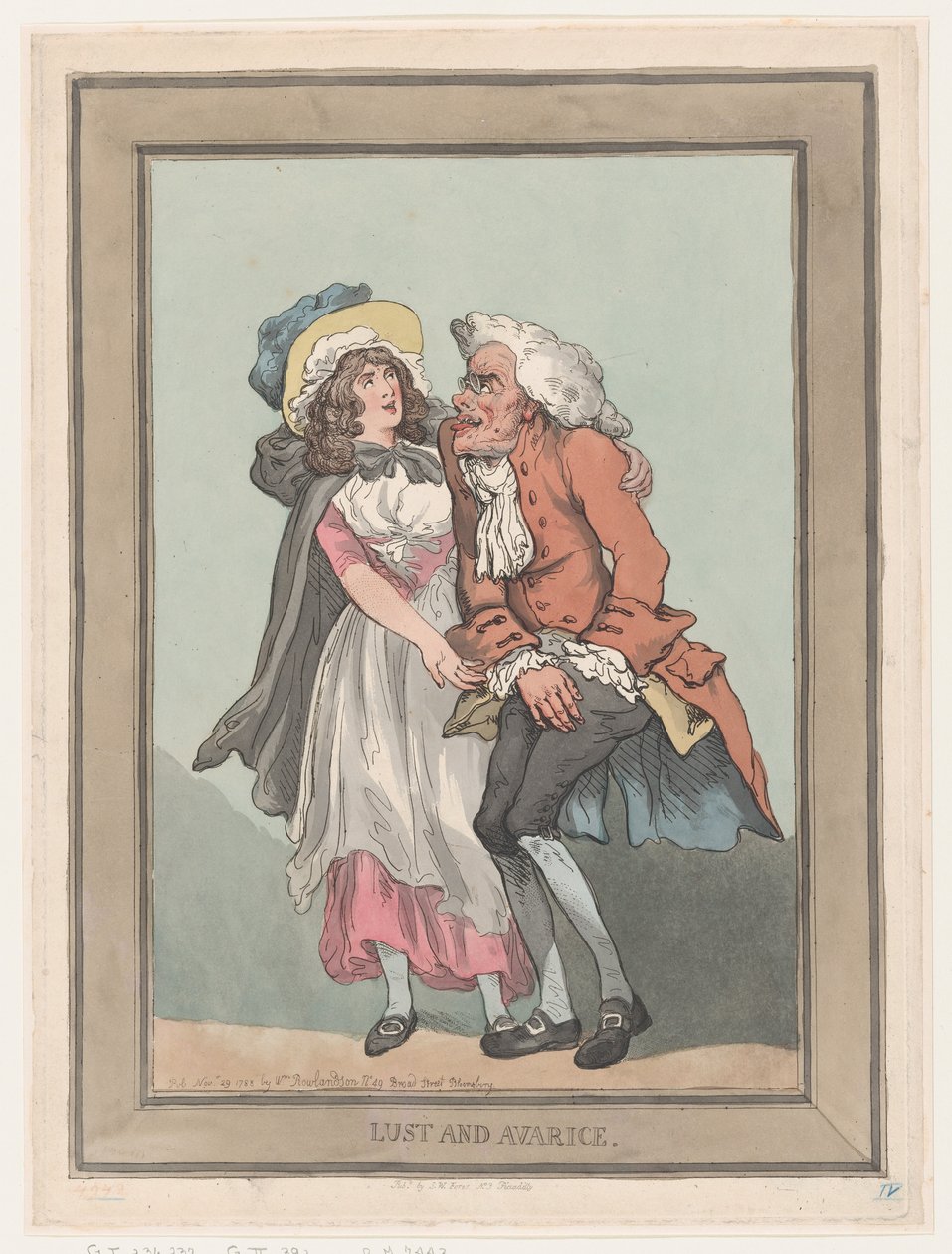 Lyst og grådighed, 29. november 1788., 29. november 1788. af Thomas Rowlandson