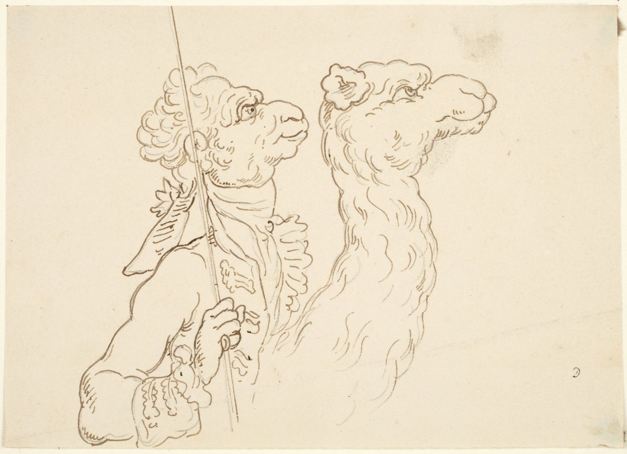 Manden og kamelen af Thomas Rowlandson