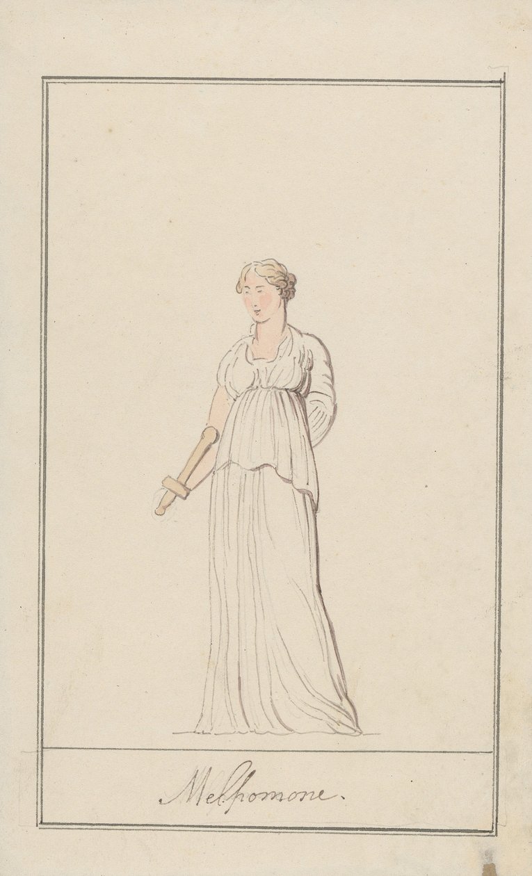 Melpomene af Thomas Rowlandson