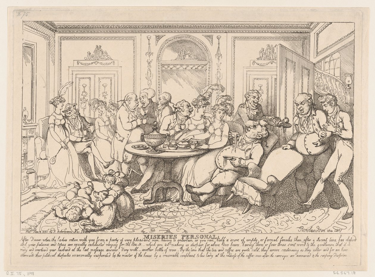 Miseries Personal, 12. juni 1807., 12. juni 1807. af Thomas Rowlandson