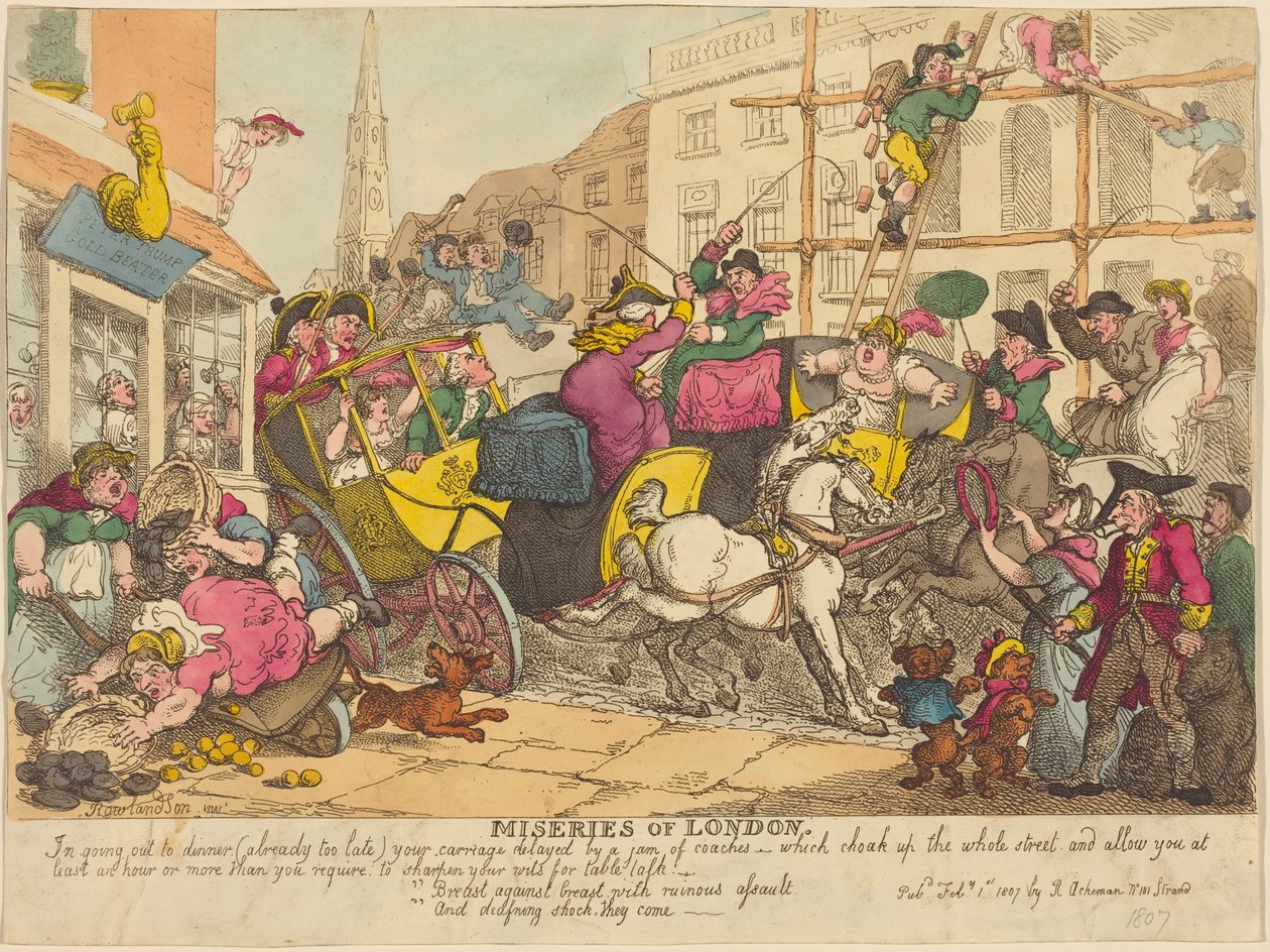 Londons elendigheder af Thomas Rowlandson