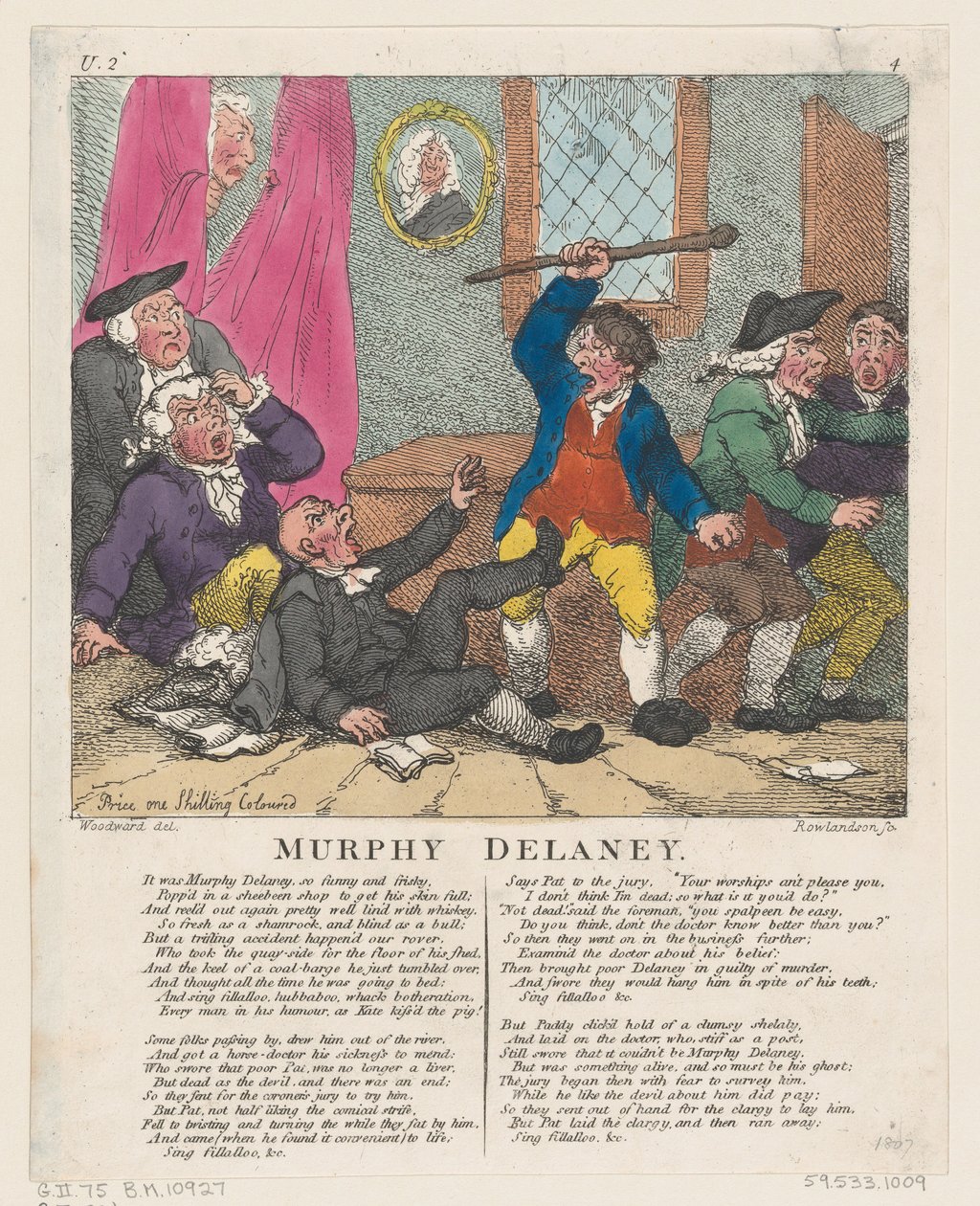 Murphy Delaney, 15. juni 1807., 15. juni 1807. af Thomas Rowlandson
