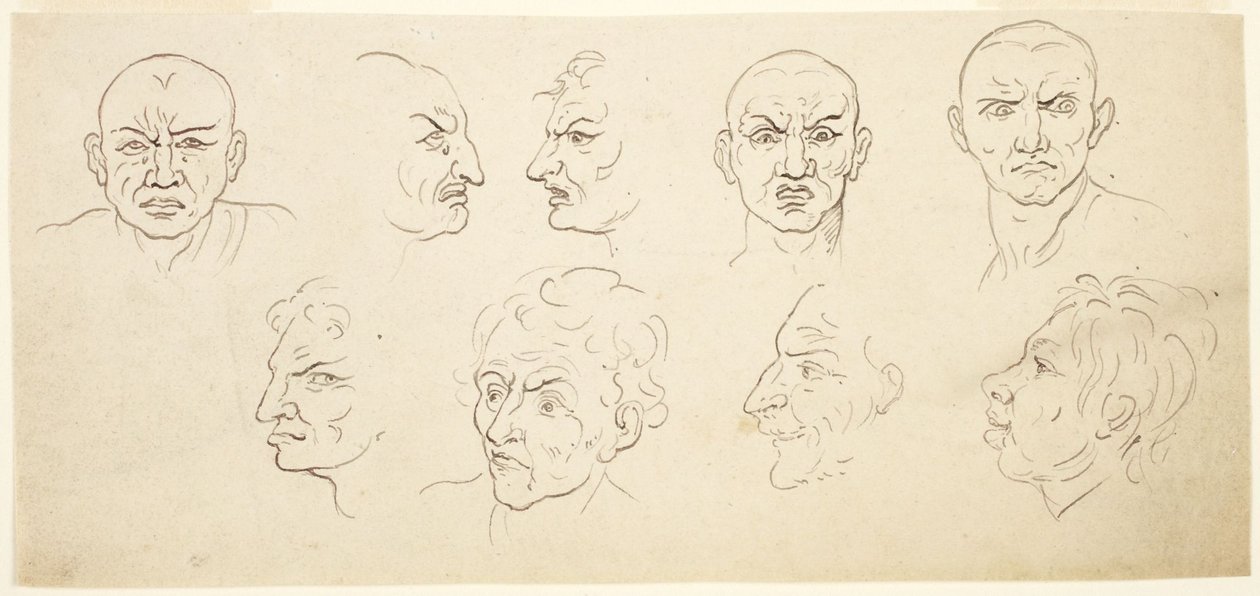 Ni karikaturer af Thomas Rowlandson