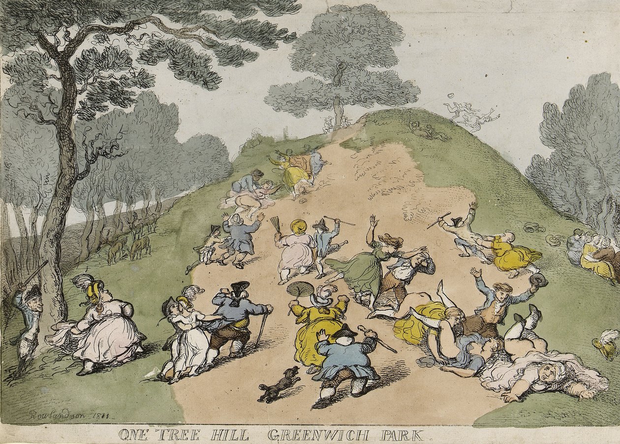 One Tree Hill, i Greenwich Park (England) af Thomas Rowlandson