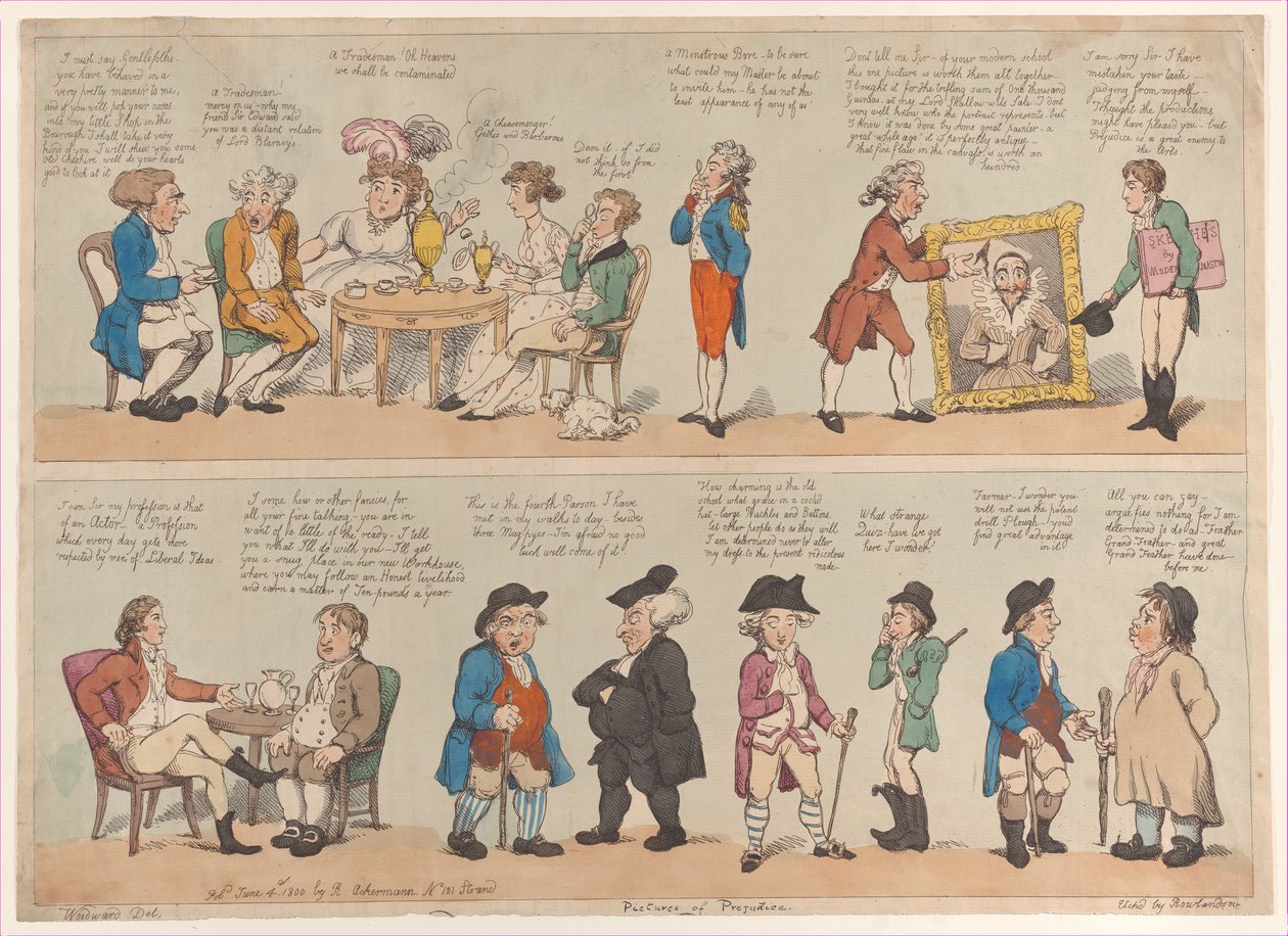 Billeder af fordomme, 4. juni 1800., 4. juni 1800. af Thomas Rowlandson