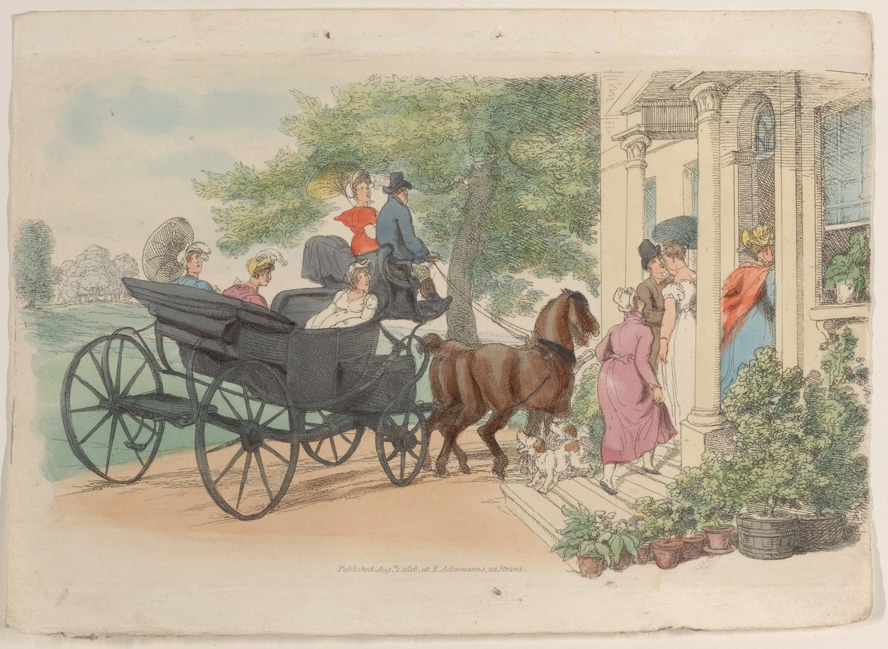 Tavle 28, fra World in Miniature, 1816., 1816. af Thomas Rowlandson