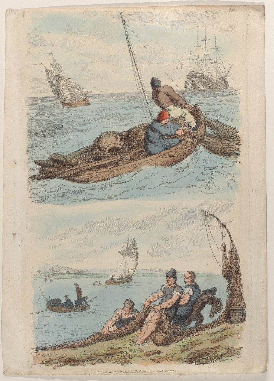 Tavle 29, fra World in Miniature, 1816., 1816. af Thomas Rowlandson