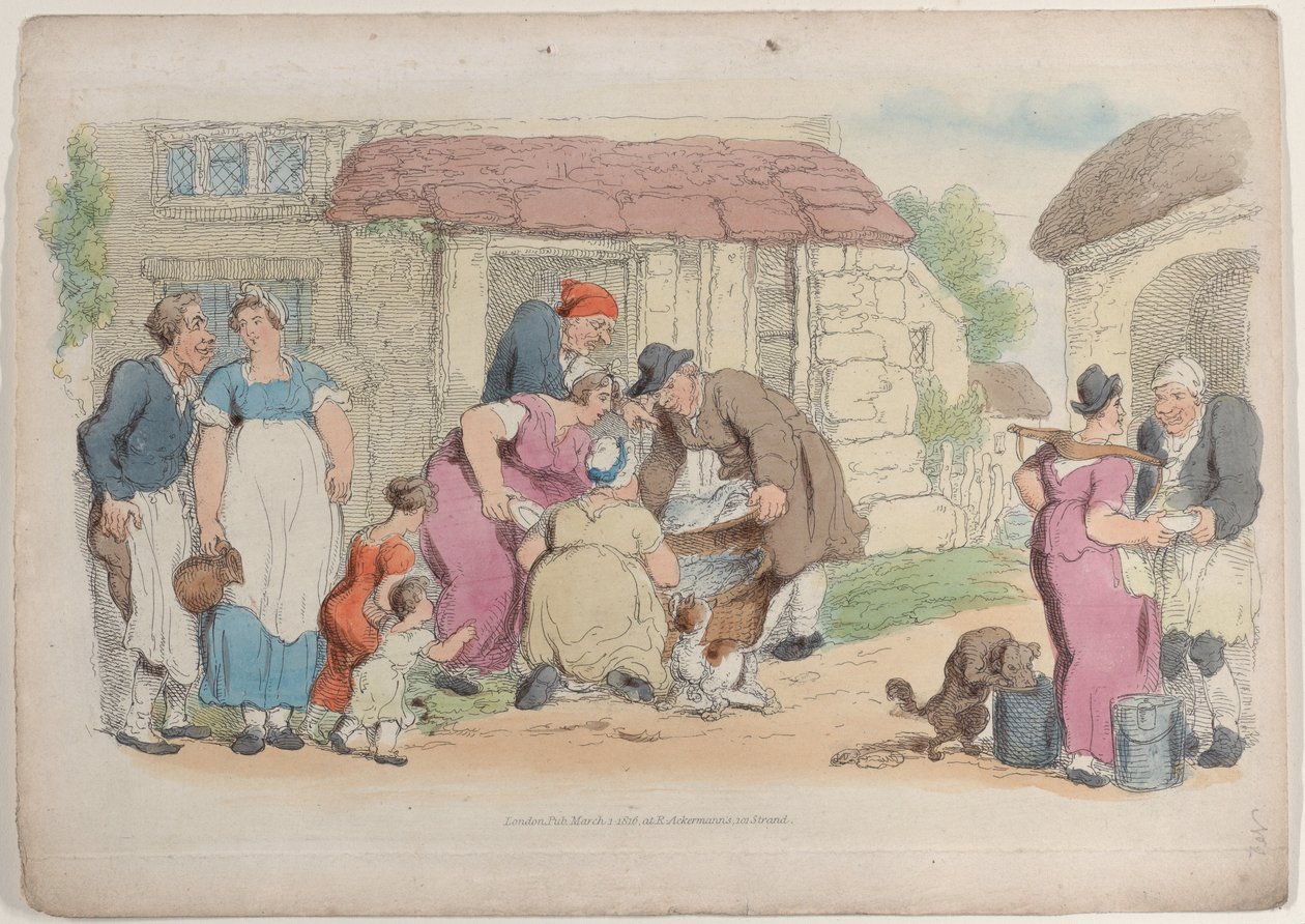Plade 2, fra World in Miniature, 1816., 1816. af Thomas Rowlandson