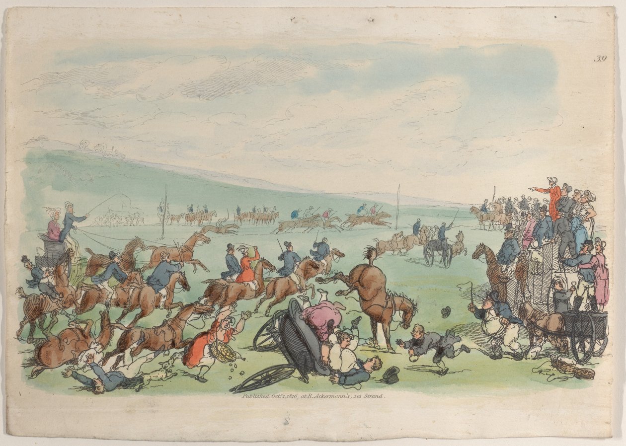 Tavle 39, fra World in Miniature, 1816., 1816. af Thomas Rowlandson
