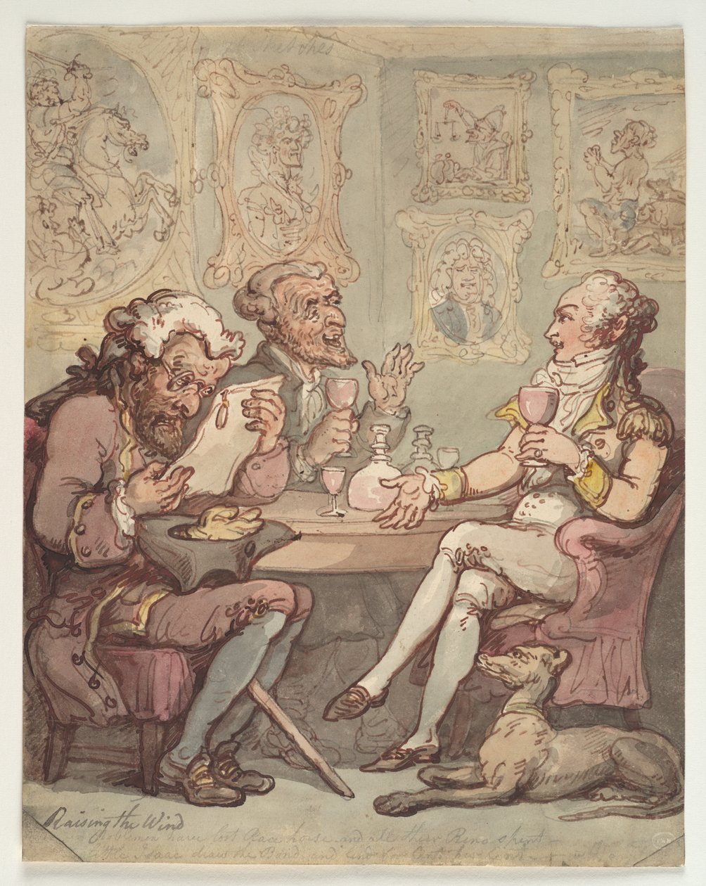 At skabe vind af Thomas Rowlandson
