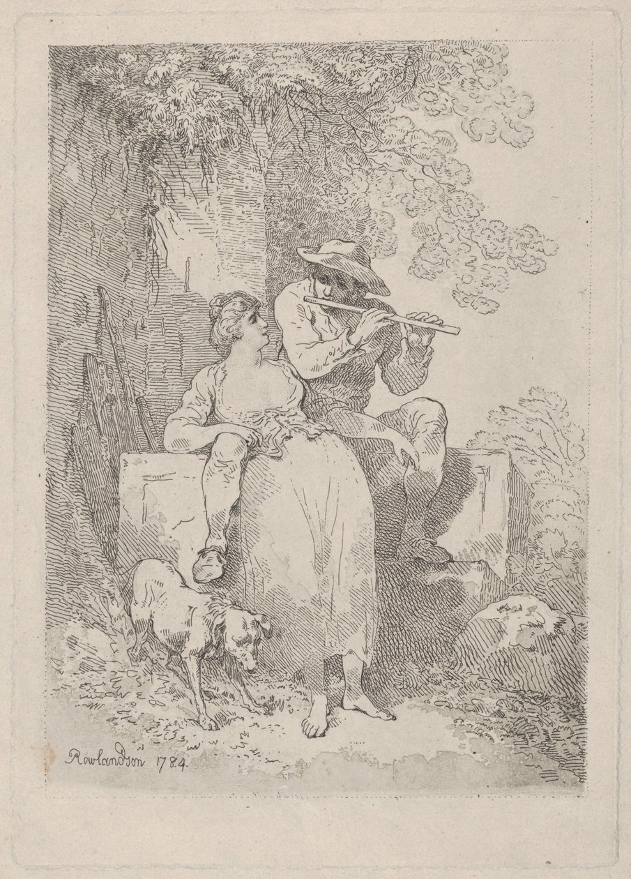 Hvile fra arbejde på solrige dage, 1784-87., 1784-87. af Thomas Rowlandson