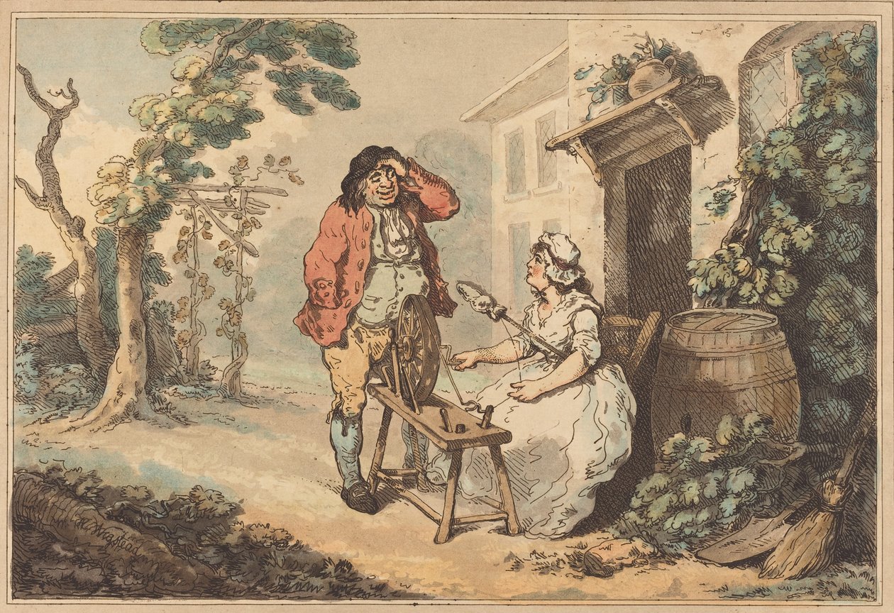 Rustik frieri, 1785. af Thomas Rowlandson