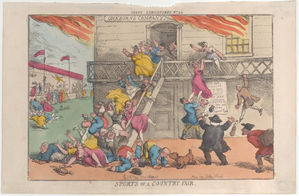 Sports of a Country Fair, 5. oktober 1810., 5. oktober 1810. af Thomas Rowlandson